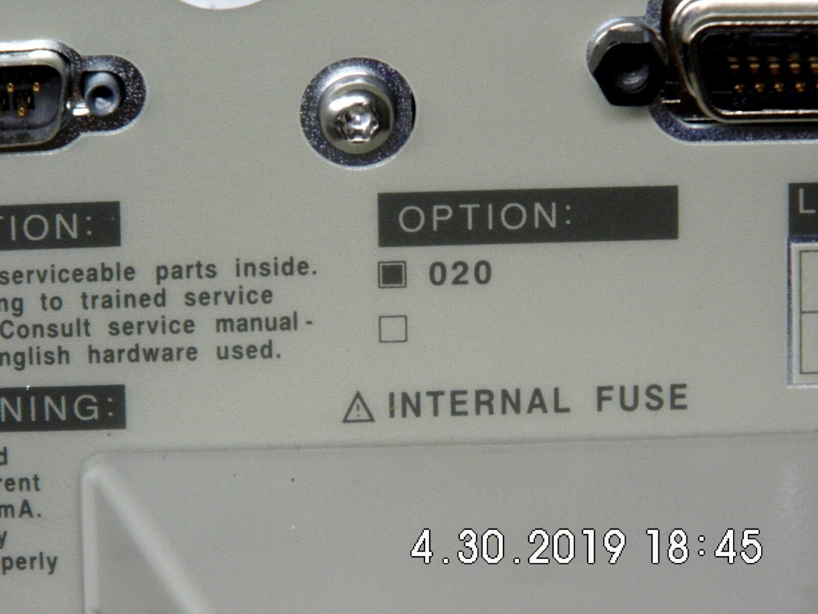 Agilent HP 6813B opt. 020 AC Power Source/Analyzer,1750VA,300V,13A Agilent HP 6813B opt. 020 AC Power Source/Analyzer,1750VA,300V,13A
